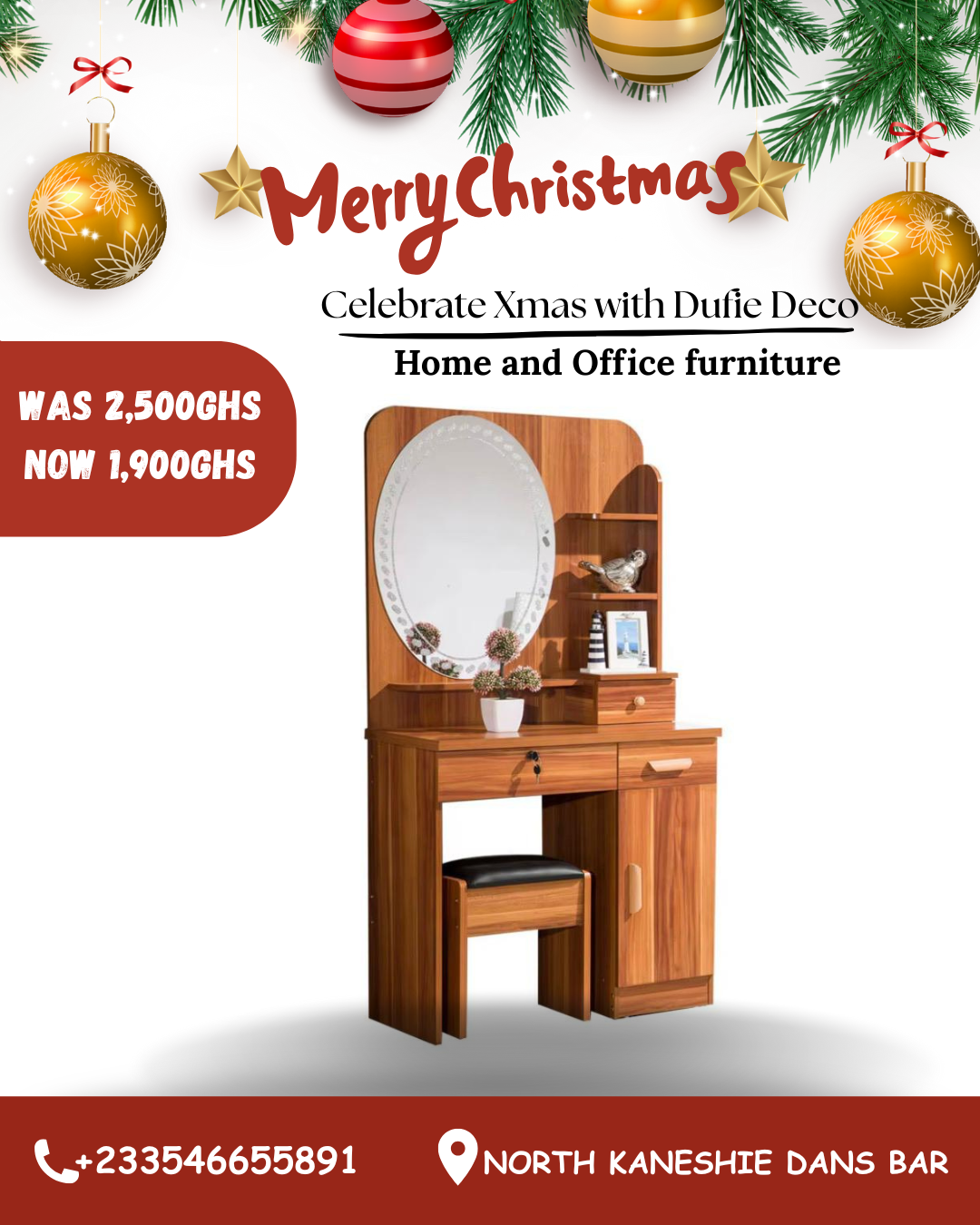 Dresser or vanity set